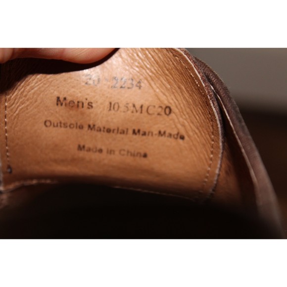 Men\'s Johnston Murphy Brown Leather Shoes Size 10.5 Conard Plain Toe main image 8